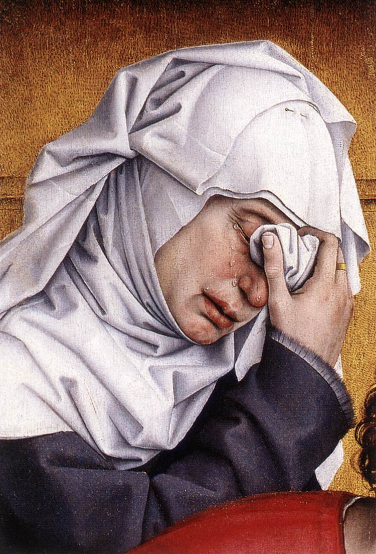 WEYDEN, Rogier van der Deposition (detail)